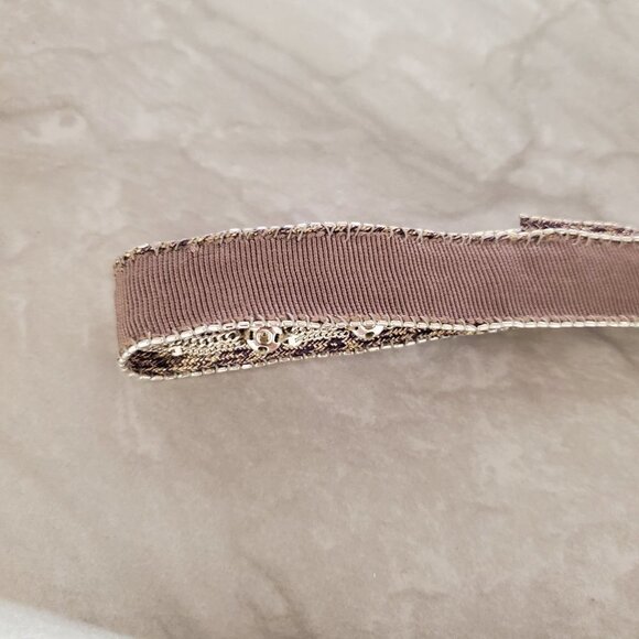 ✨ Stella and Dot Ribbon Fabric Chain Statement Choker Necklace ✨ - Picture 14 of 15